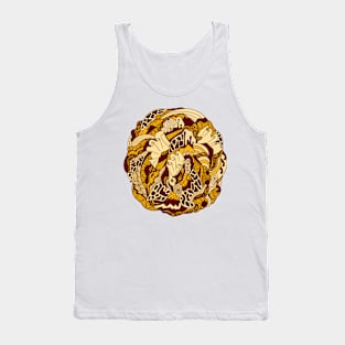 Champagne Abstract Wave of Thoughts No 1 Tank Top